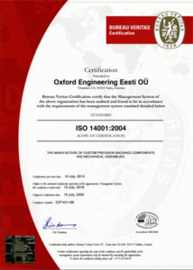 Bureau Veritas Management System - ISO 14001:2004