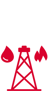 Oil & Gas white icon